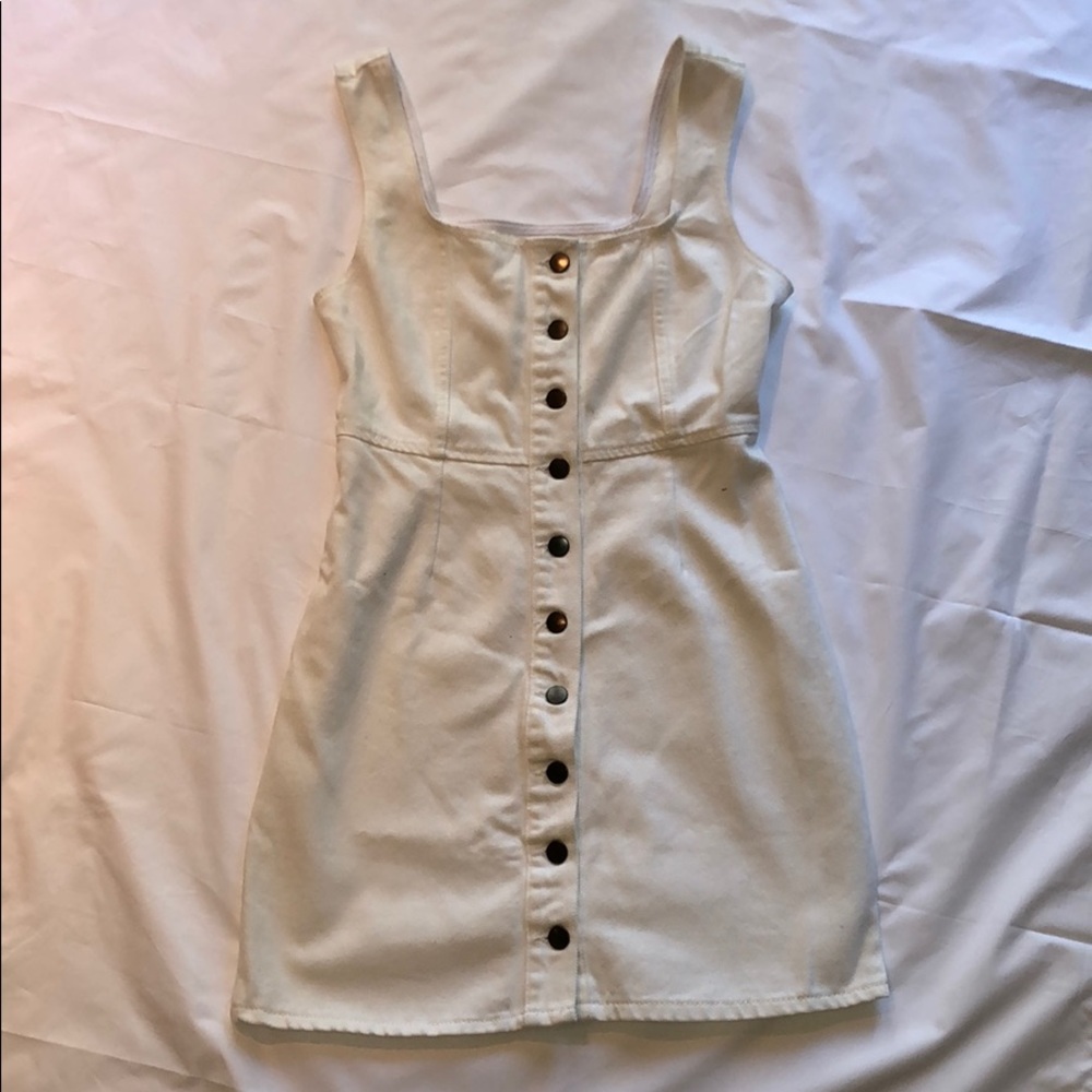 Urban Outfitters button up white dress